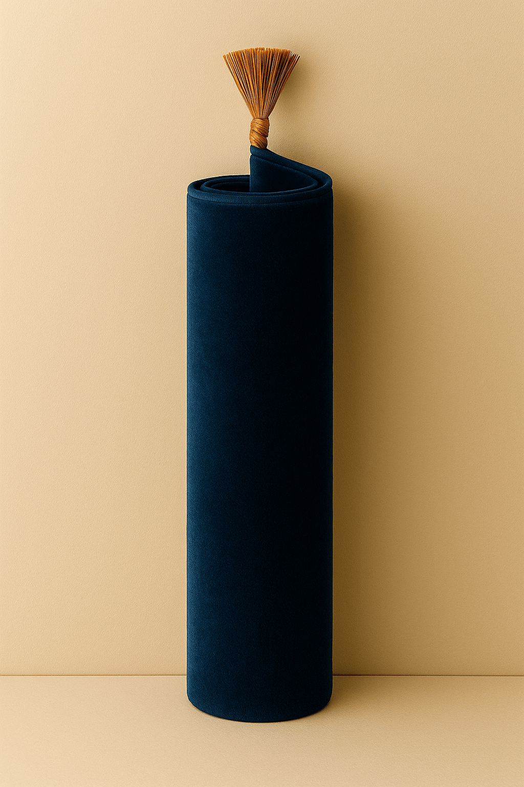 Kadife Lacivert Seccade Seti - Çantalı Hediyelik 70x120cm - Carpetella