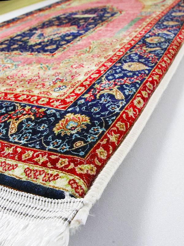Pembe İsme Özel 3 CM Süngerli Ortopedik Seccade - Carpetella