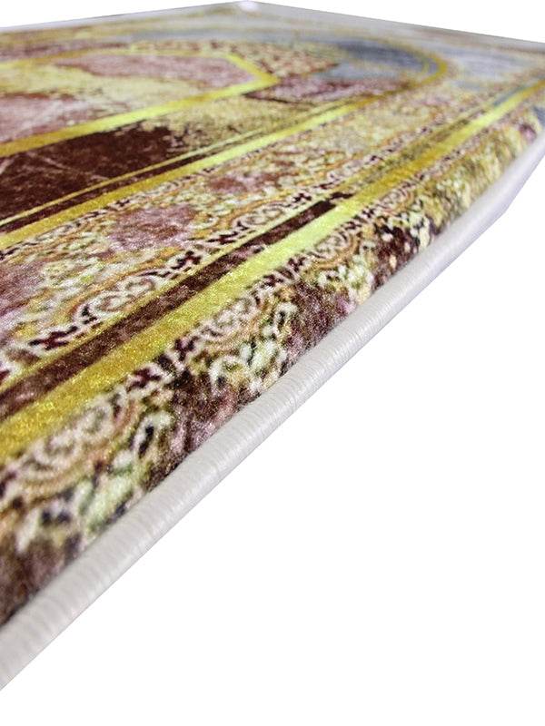 Gold Mermer İsme Özel 3 CM Süngerli Ortopedik Seccade - Carpetella